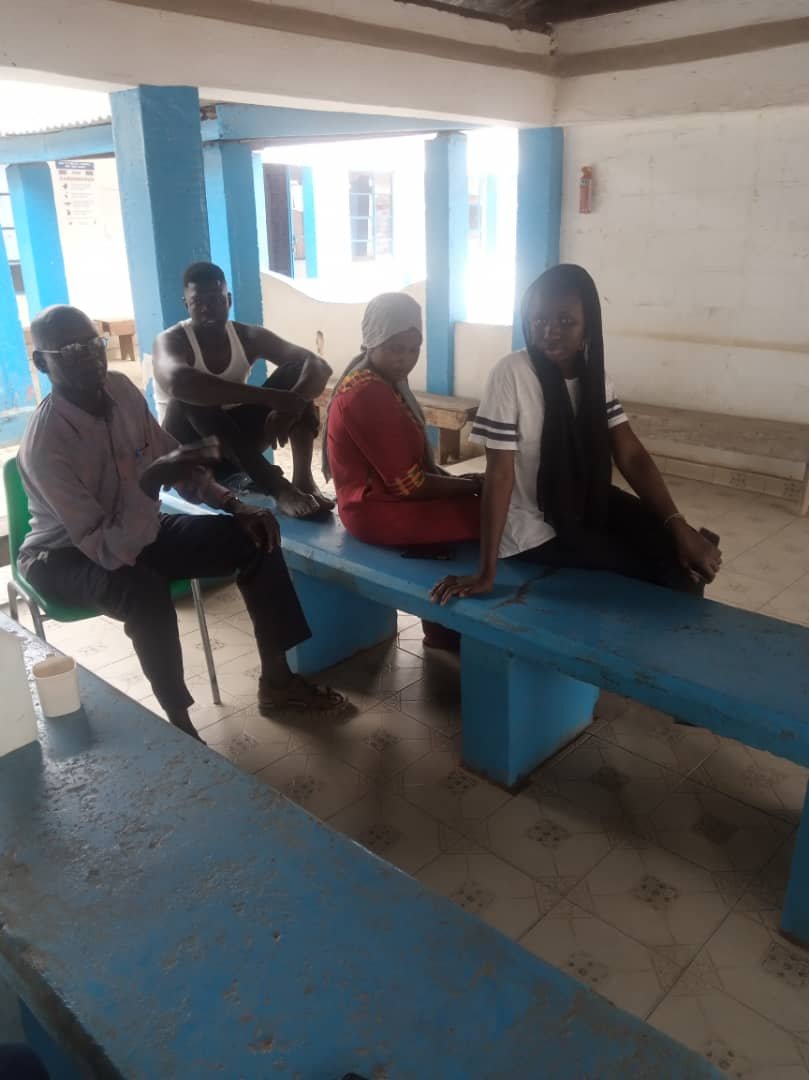 Bwiam Hospital staff audience